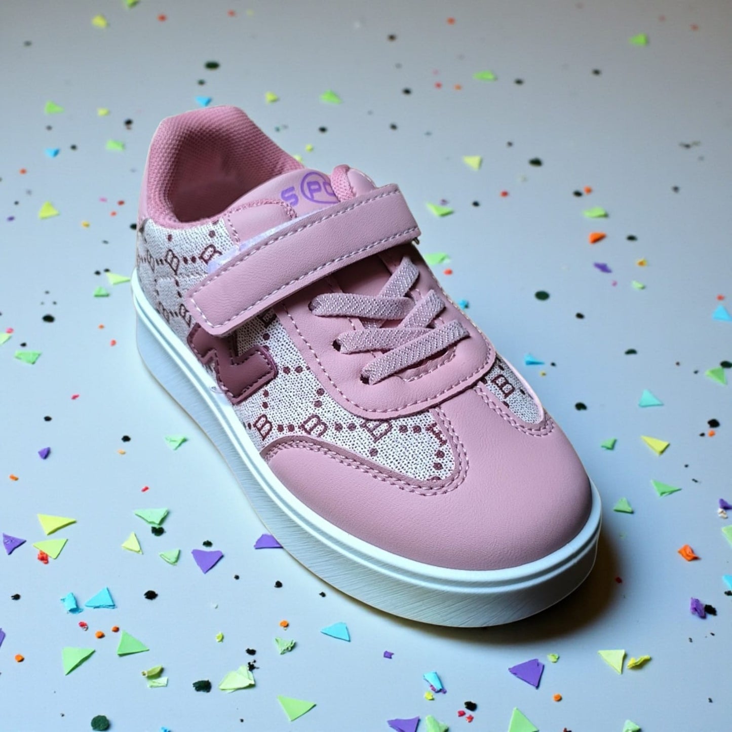 New Balance Kids sports sneakers (Pink/Black)