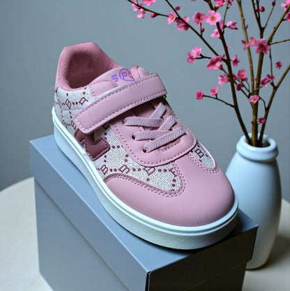 New Balance Kids sports sneakers (Pink/Black)