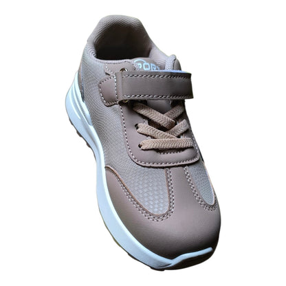 Kids Sports Sneakers (Beige/Black)