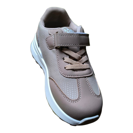 Kids Sports Sneakers (Beige/Black)