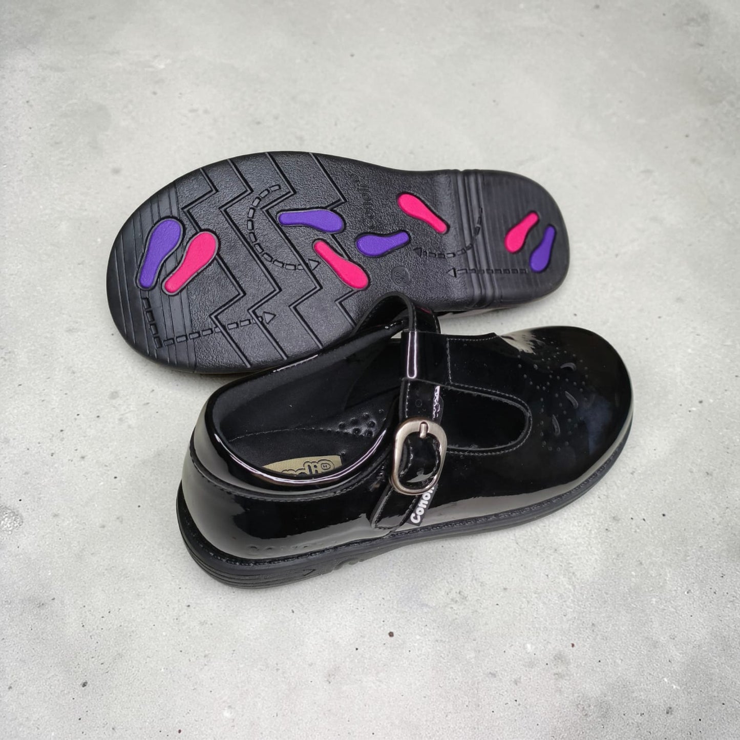 Conoli Wetlook Girls Shoes with Fastener kids